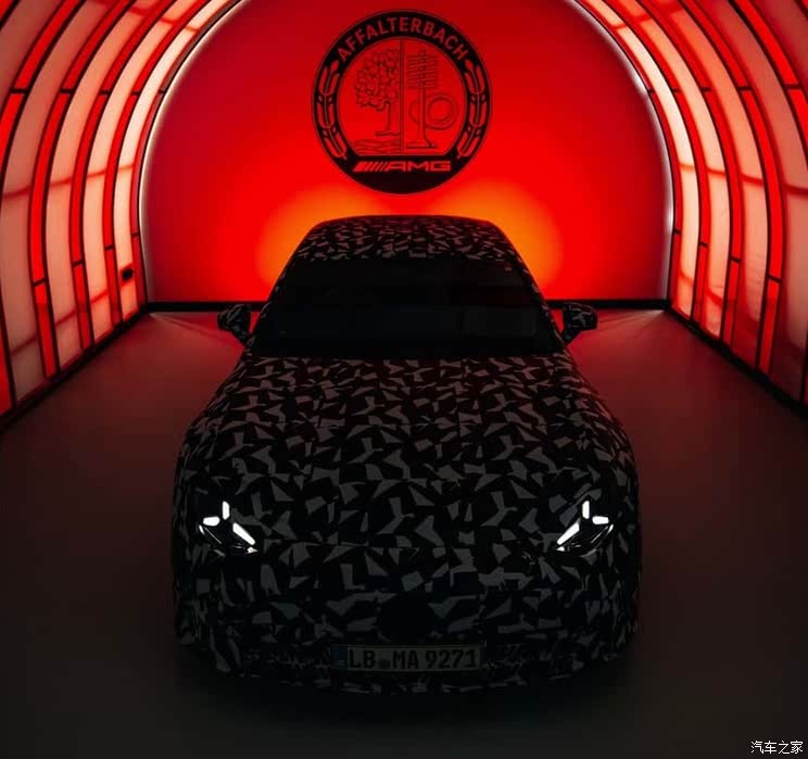 【图】双电机1000马力/6月发布 AMG GT四门轿跑车电动继任者预告图发布